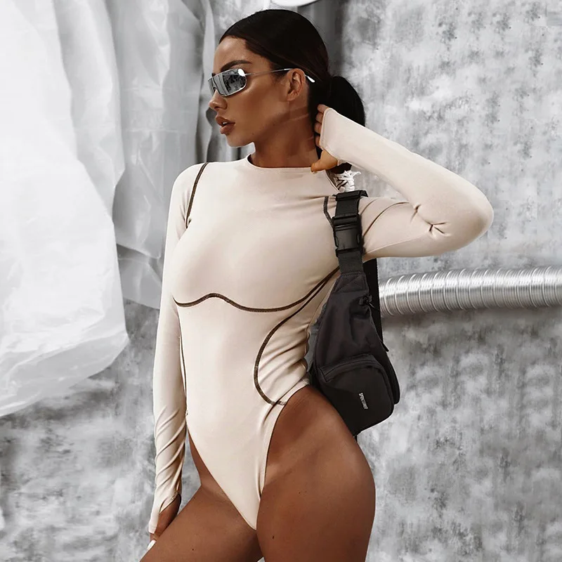 2020 new arrivals autumn round neck seamless simple design long sleeve women bodysuits
2020 new arrivals autumn round neck seamless simple design long sleeve women bodysuits