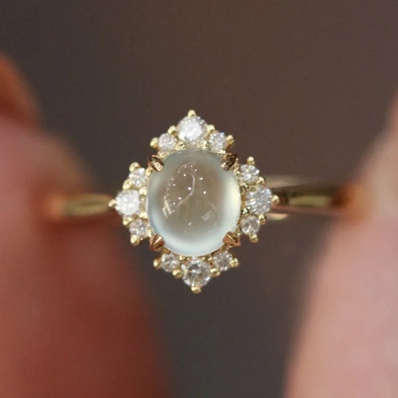 Ins French Elegant 925 Sterling Silver Stone Ring Delicate Fancy Women Jewelry Moonstone Diamond Ring
Ins French Elegant 925 Sterling Silver Stone Ring Delicate Fancy Women Jewelry Moonstone Diamond Ring