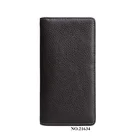 High-grade Full Grain Genuine Leather Custom Logo Long Card Wallet RFID For Men Provide Customer Design