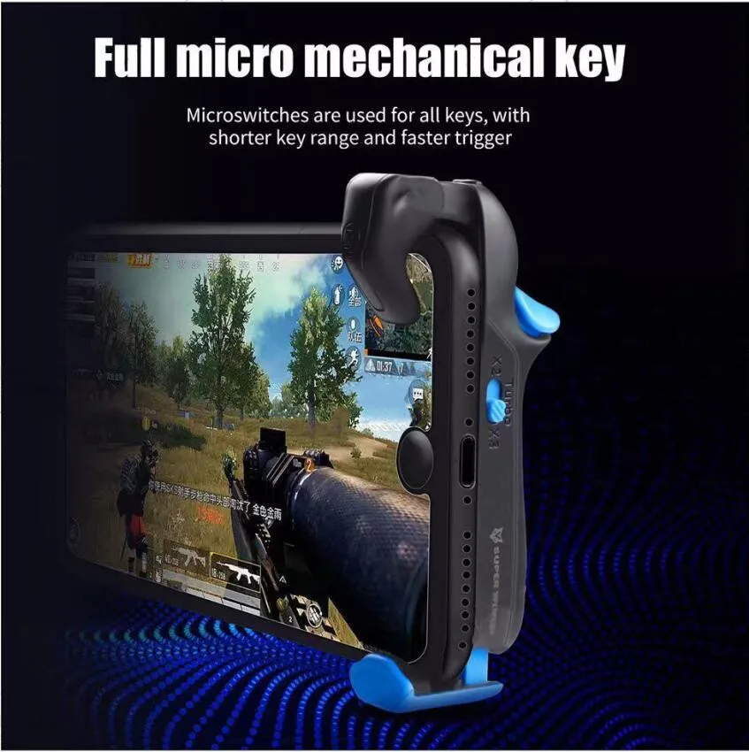 Sarafox Z02 Game Trigger Shadow Stinger 2 FPS Trigger Wireless Joystick Mobile Gamepad Controller for Android&Ios
Sarafox Z02 Game Trigger Shadow Stinger 2 FPS Trigger Wireless Joystick Mobile Gamepad Controller for Android&Ios
