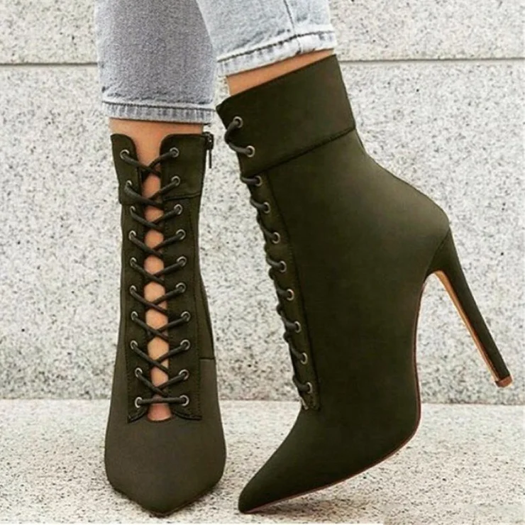 Leopard Print Streetwear Cut Out Pointed Toe Women Ankle Boots Side Zipper Thin High Heel Short Booties For Ladies Big Size 47, Black,green,brown,apricot,leopard
Leopard Print Streetwear Cut Out Pointed Toe Women Ankle Boots Side Zipper Thin High Heel Short Booties For Ladies Big Size 47, Black,green,brown,apricot,leopard