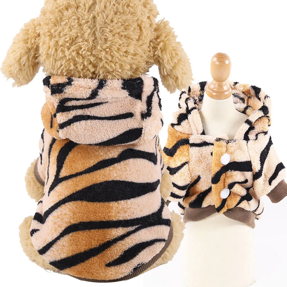 Autumn and winter new style flannel change button tiger change body outfit fashion pet clothes
Autumn and winter new style flannel change button tiger change body outfit fashion pet clothes