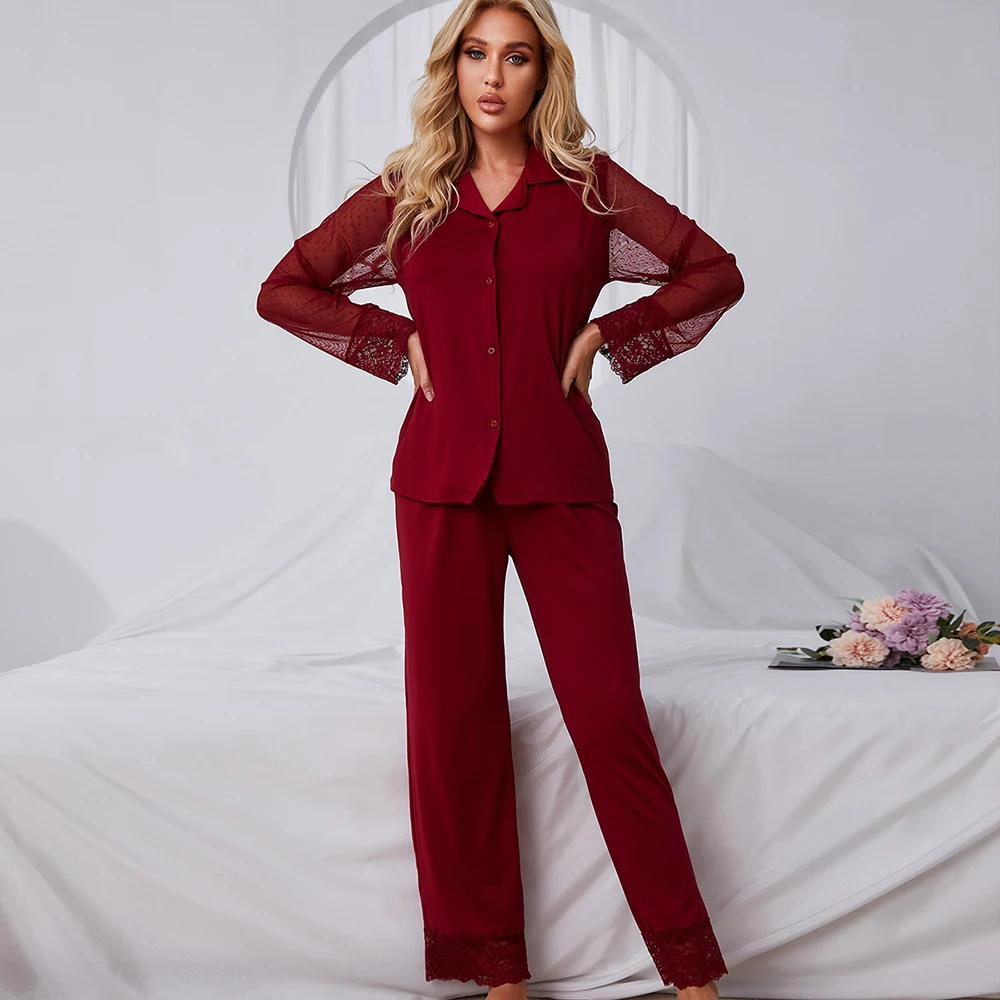 Dark red polyester cotton spandex sleepwear dropship sexy transparent nightwear pajamas set stich pijam femm for women ladies, Black, red
Dark red polyester cotton spandex sleepwear dropship sexy transparent nightwear pajamas set stich pijam femm for women ladies, Black, red