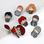 WD Cheap magic windows enamel pins set harry potter metal badge enamel lapel pins