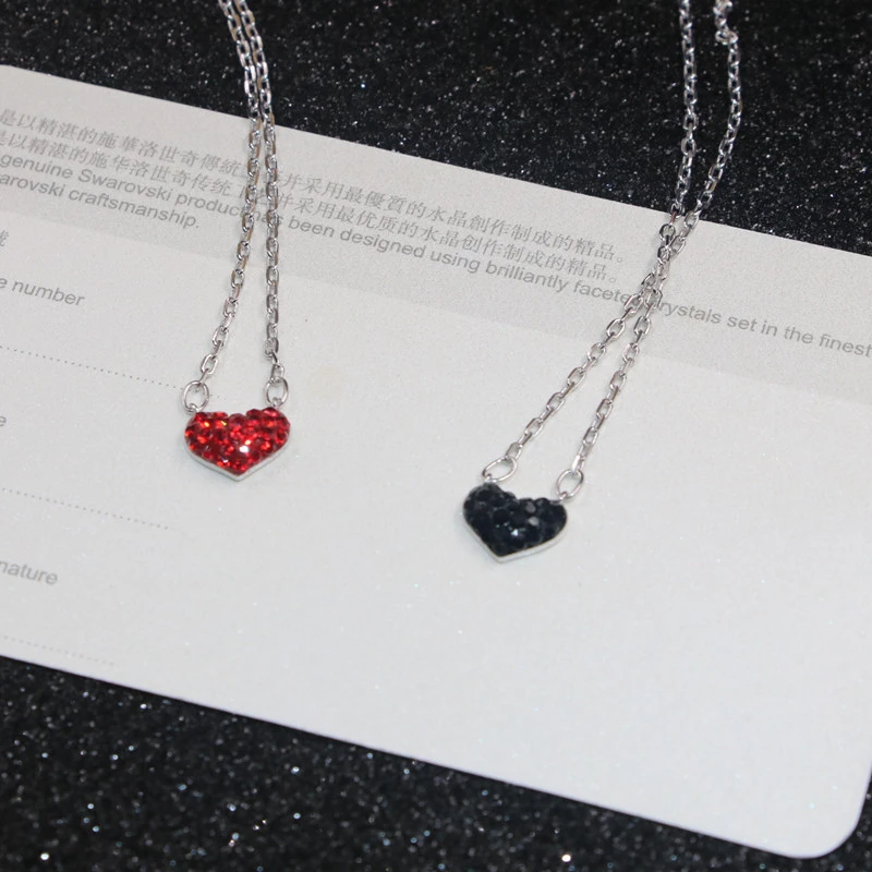 Charm Fashion Trendy Factory Wholesale 925 Sterling Silver Diamond Heart Necklace Women's jewelry DIY, Siver
Charm Fashion Trendy Factory Wholesale 925 Sterling Silver Diamond Heart Necklace Women's jewelry DIY, Siver