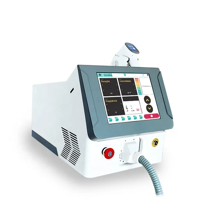 Professional portable diode trio laser permanent hair removal machine, Grey and white
Professional portable diode trio laser permanent hair removal machine, Grey and white