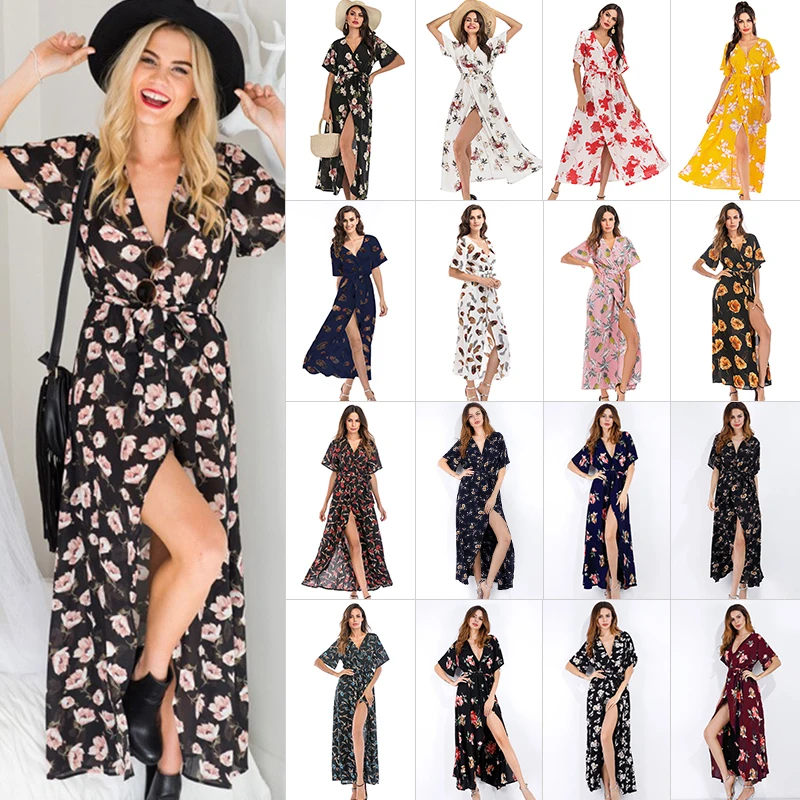 Casual Dress Lady Elegant Dresses Women Floral Dress Clothing Women Casual Garment, Picture 
Casual Dress Lady Elegant Dresses Women Floral Dress Clothing Women Casual Garment, Picture