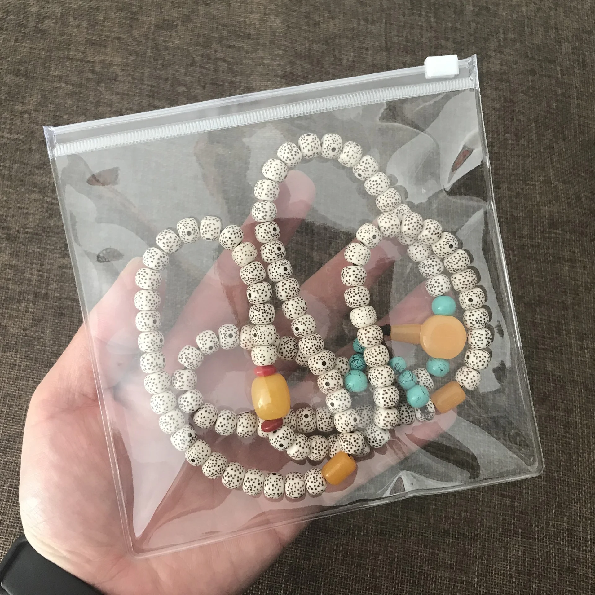 100pcs logo Customized PVC Accessories Plastic Packaging Bag clearJewelry Pouch Case Ziplock Bag With Zipper, Transparent
100pcs logo Customized PVC Accessories Plastic Packaging Bag clearJewelry Pouch Case Ziplock Bag With Zipper, Transparent