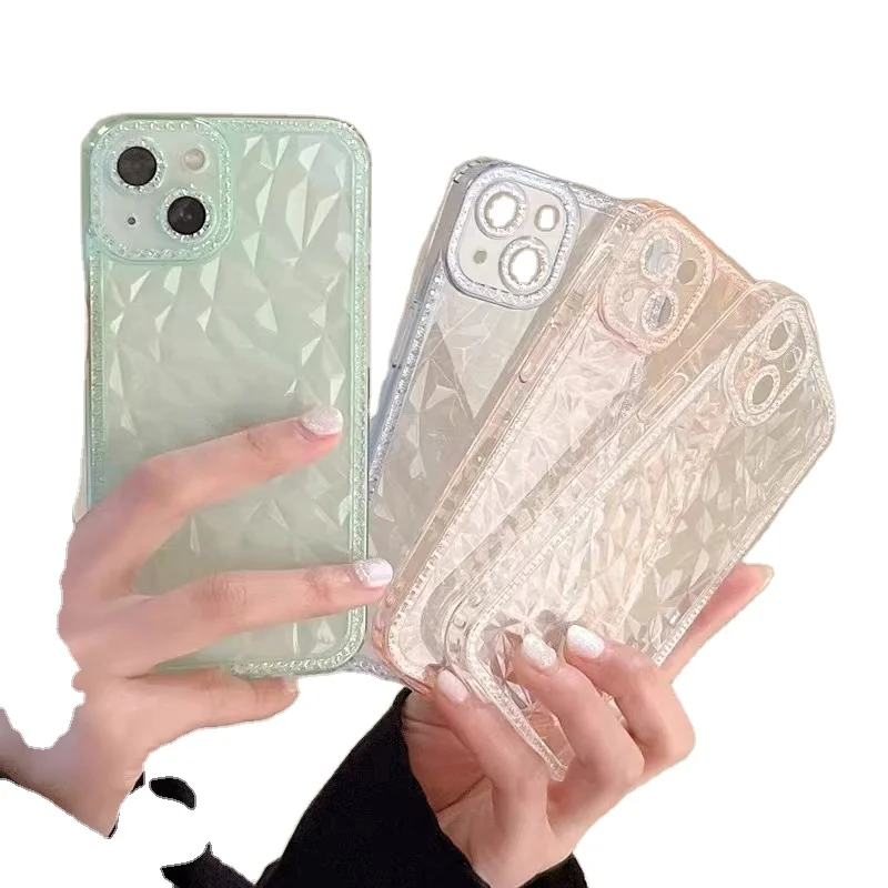 Crystal diamond frame tPU material clear new for iphone 11 13 12 pro max case, 4 colors
Crystal diamond frame tPU material clear new for iphone 11 13 12 pro max case, 4 colors