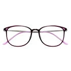 latest Korean style unisex retro lucency pure titanium full rim frame glasses