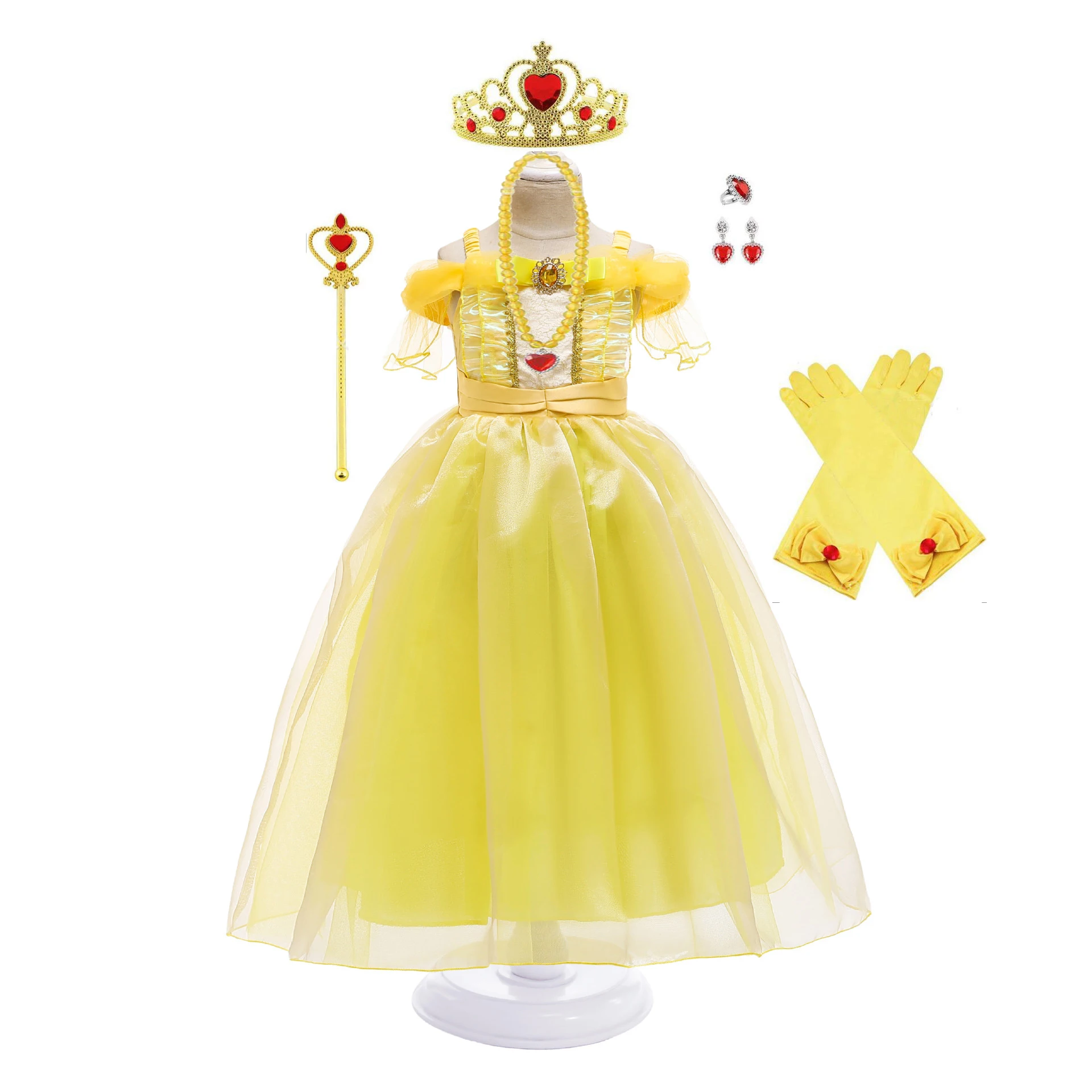 ecowalson Princess Belle Dress for Girl Kids Floral Ball Gown Child Cosplay Bella Beauty and The Beast Costume Fancy Party
ecowalson Princess Belle Dress for Girl Kids Floral Ball Gown Child Cosplay Bella Beauty and The Beast Costume Fancy Party