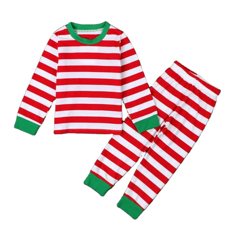 Hot Sale Christmas Long Sleeve Striped Suit Parent-Child Family Clothing Home Wear 2pcs Pajamas Set, Picture
Hot Sale Christmas Long Sleeve Striped Suit Parent-Child Family Clothing Home Wear 2pcs Pajamas Set, Picture