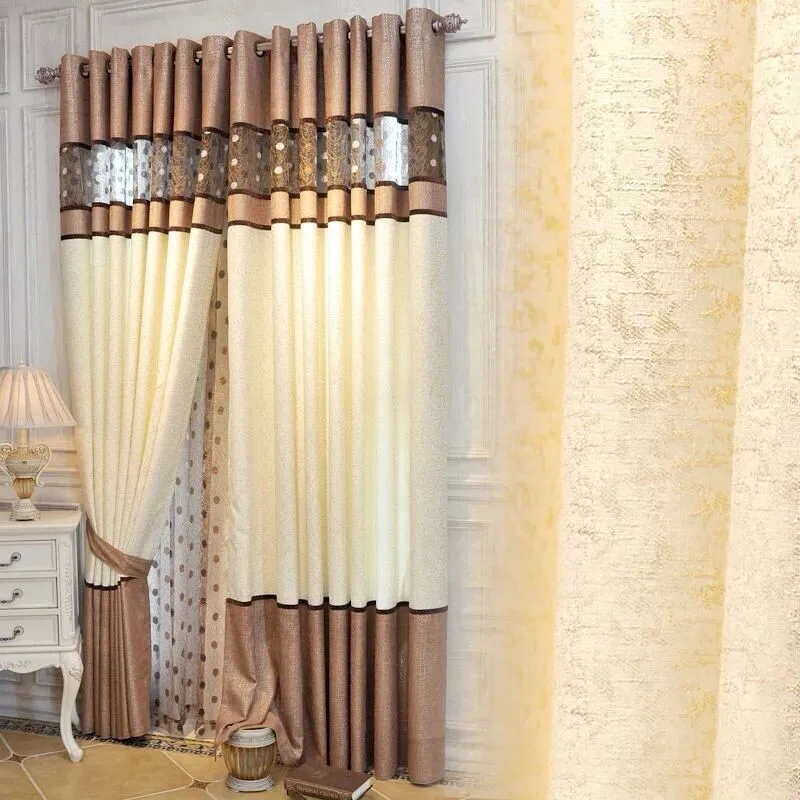 New Product Ideas Splicing Colors Chenille Window Curtain Coverings Fit Home Decor Blackout Curtains, Customer's request
New Product Ideas Splicing Colors Chenille Window Curtain Coverings Fit Home Decor Blackout Curtains, Customer's request
