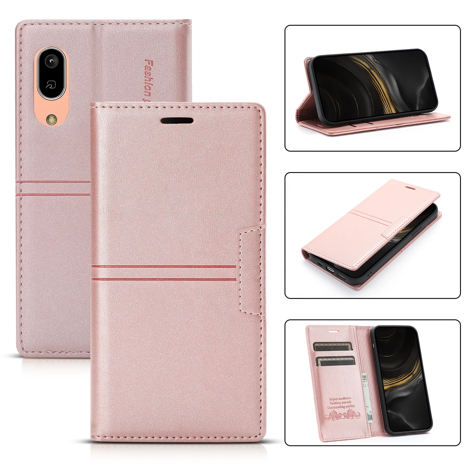 

Luxury PU Leather Flip Case Protective Cover for SHARP Aquos Sense 2 3 4 Phone Case For SHV44 Aquos R R2 Compact