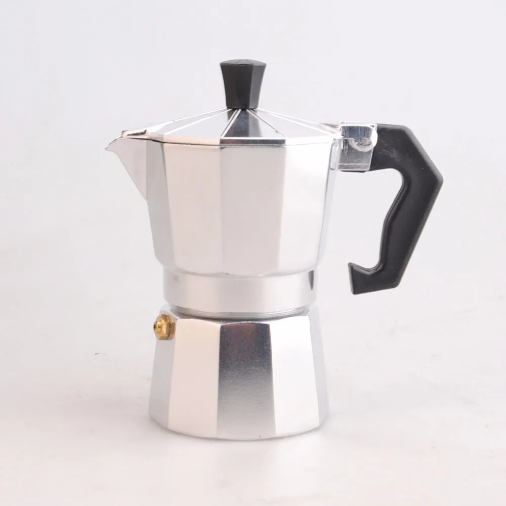 Classical Design Customized Aluminum Espresso camping coffee Pot Caffettiera Coffee Maker, Sliver
Classical Design Customized Aluminum Espresso camping coffee Pot Caffettiera Coffee Maker, Sliver