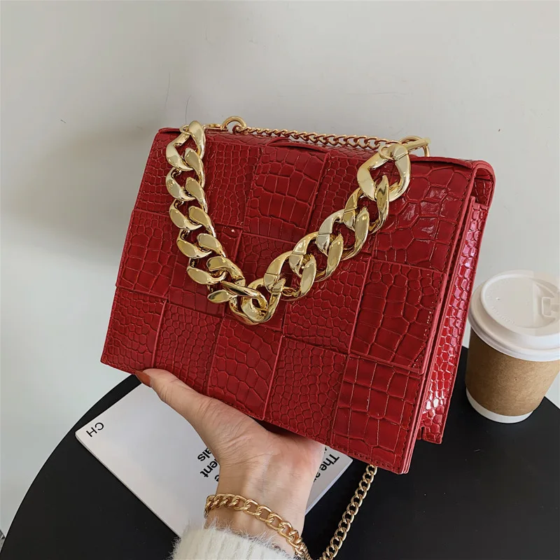 New Bag 2021 Fashion Luxury PU Leather Lady Square Purse Bag Chain Messenger Bag Trendy Designer Handbag For Women
New Bag 2021 Fashion Luxury PU Leather Lady Square Purse Bag Chain Messenger Bag Trendy Designer Handbag For Women