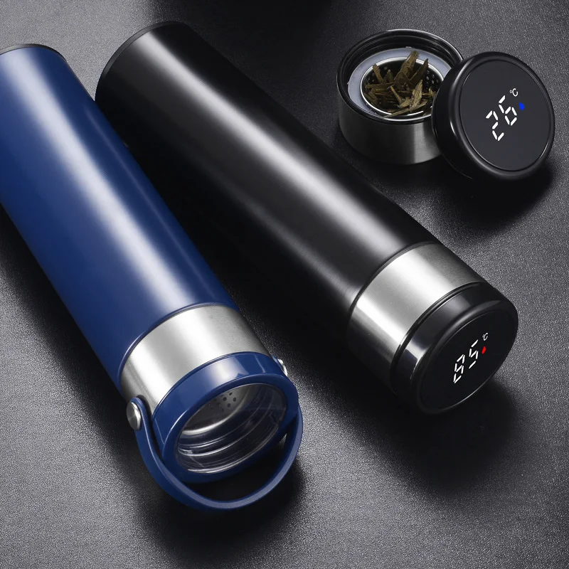 Custom temperature display vacuum flask stainless steel tea separation bottle, Black, blue, gray, silver, red
Custom temperature display vacuum flask stainless steel tea separation bottle, Black, blue, gray, silver, red