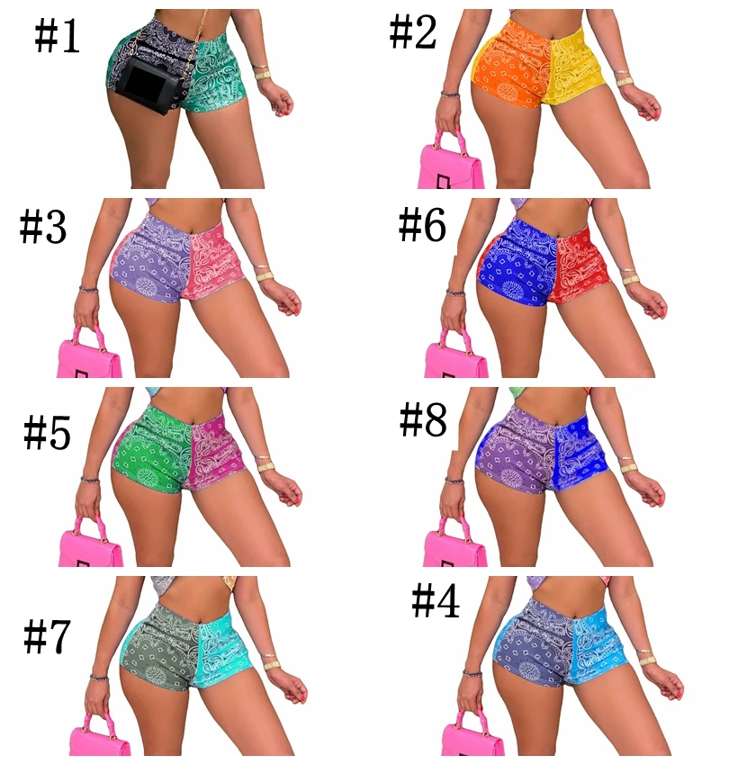2021 hot sell fashion cashew print shorts multi color stitching shorts Beach Short women summer
2021 hot sell fashion cashew print shorts multi color stitching shorts Beach Short women summer