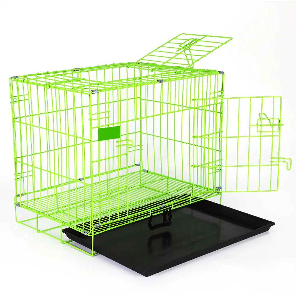 High quality bold metal material dog foldable kennel green portable easy cleaning dog kennel collapsible outdoor, Blue bead /pink bead /green bead
High quality bold metal material dog foldable kennel green portable easy cleaning dog kennel collapsible outdoor, Blue bead /pink bead /green bead