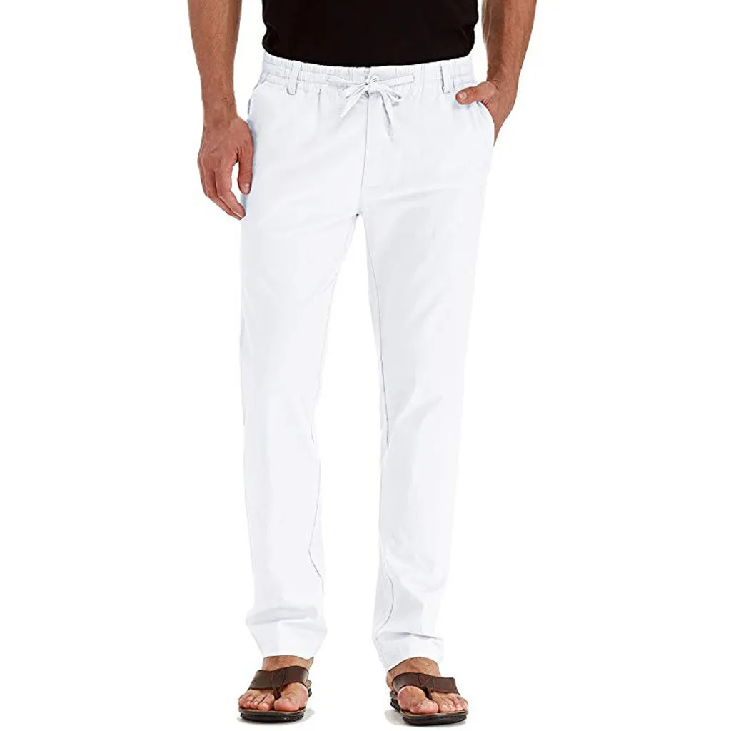 Wholesale Men's Elastic Casual Drawstrings Pants Mens Linen Dress Slim Jogger Stretch Long Trouser Male Suit Pants Trousers, Customized color
Wholesale Men's Elastic Casual Drawstrings Pants Mens Linen Dress Slim Jogger Stretch Long Trouser Male Suit Pants Trousers, Customized color