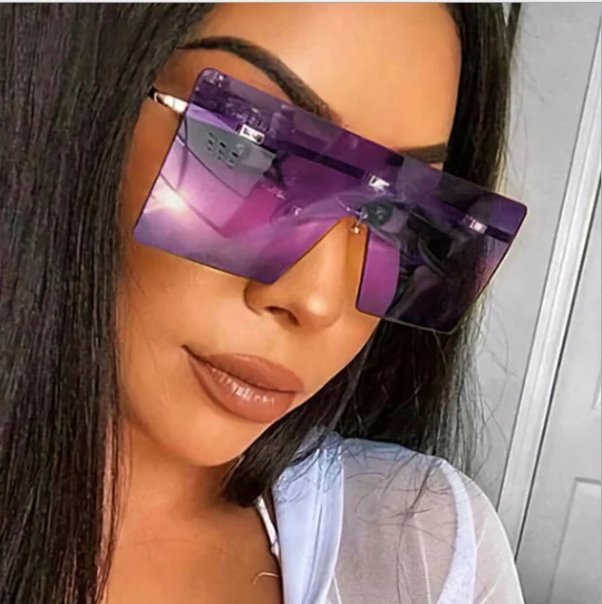 2020 Newest oversized rimless square metal frame sunglasses, Mix color or custom colors
2020 Newest oversized rimless square metal frame sunglasses, Mix color or custom colors