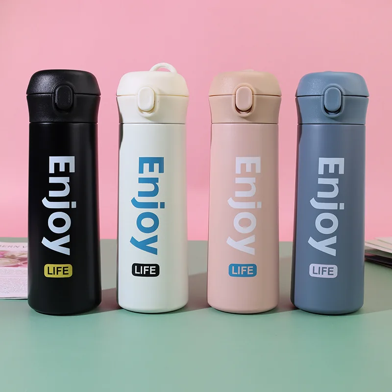 Portable Custom Logo One Touch Double Wall Stainless Steel Drinking Water Bottle With Rope, Customized color
Portable Custom Logo One Touch Double Wall Stainless Steel Drinking Water Bottle With Rope, Customized color