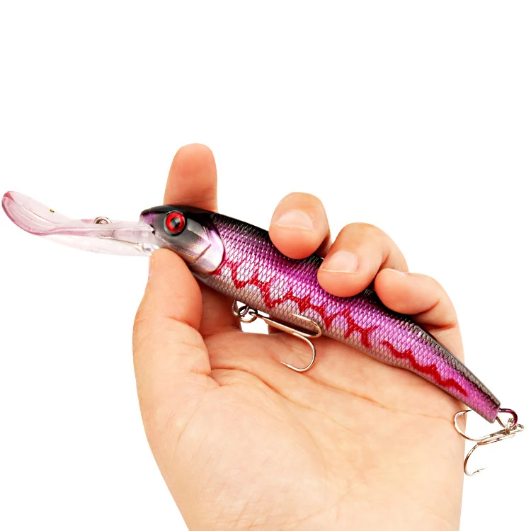 Deep Sea Diving Big Game Artificial Hard ABS Plastic Saltwater Casting Long Lip Fishing Minnow Lure, As shown
Deep Sea Diving Big Game Artificial Hard ABS Plastic Saltwater Casting Long Lip Fishing Minnow Lure, As shown