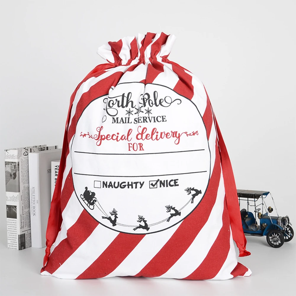 Funfishing Customized canvas cotton gift bag Christmas Santa sack with drawstring backpack bag, White;natural;or customized
Funfishing Customized canvas cotton gift bag Christmas Santa sack with drawstring backpack bag, White;natural;or customized