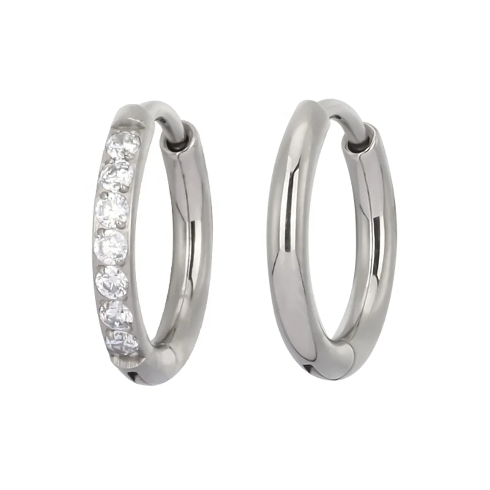 

Fashion G23 ASTM F136 Titanium Segment Ring High Polished Earring Body Piercing Jewelry Nose Ring