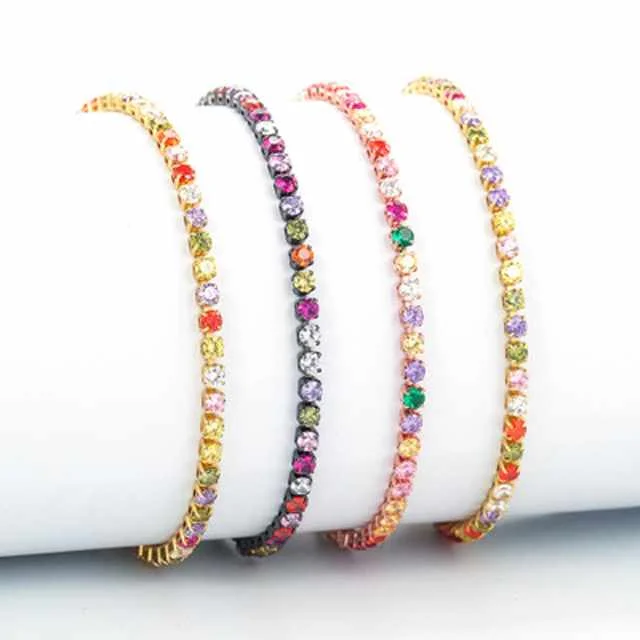 New Fashion Luxury Shining Zirconia Diamond Crystal Charm Bracelets Jewelry Gift for Women, As picture
New Fashion Luxury Shining Zirconia Diamond Crystal Charm Bracelets Jewelry Gift for Women, As picture