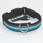 Kingtale high quality USB led safety recharging pet dog collar light with durable buckle