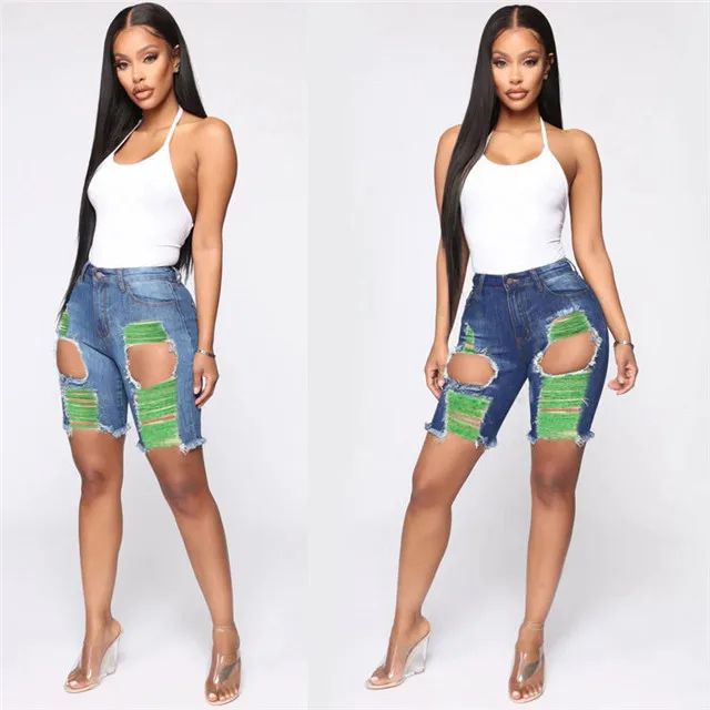 New European and American Women's Jeans In Spring and Summer of 2021 Personalized ripped pants, Picture color
New European and American Women's Jeans In Spring and Summer of 2021 Personalized ripped pants, Picture color