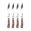 High Carbon German Stainless Steel 5 Inch Steak Knives Sets of 4 Non Serrated Edge Steak knife Table Knife