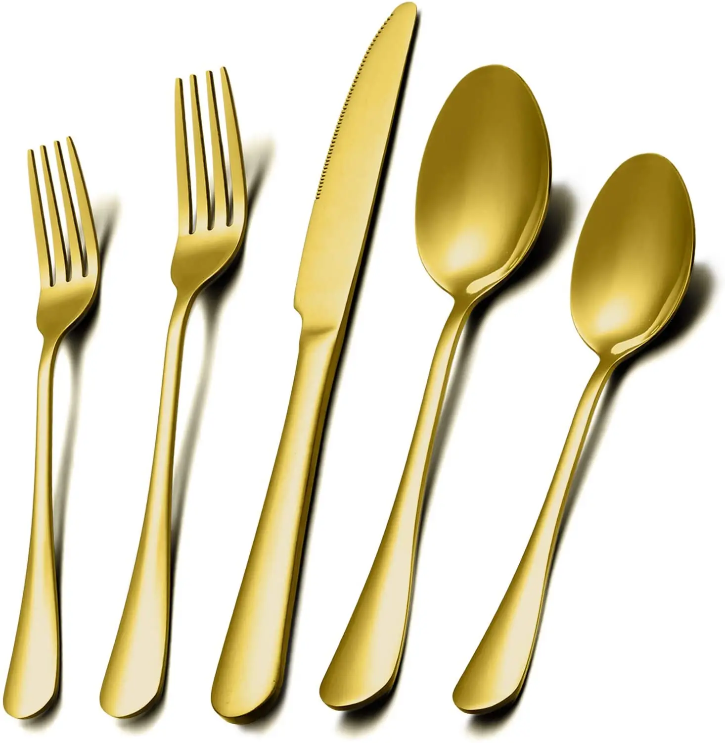Factory Price Food Grade 5pcs Gold Flatware Set Wedding Hotel Cutlery Set 18/10 Stainless Steel, Silver/gold/rose gold/rainbow/black
Factory Price Food Grade 5pcs Gold Flatware Set Wedding Hotel Cutlery Set 18/10 Stainless Steel, Silver/gold/rose gold/rainbow/black