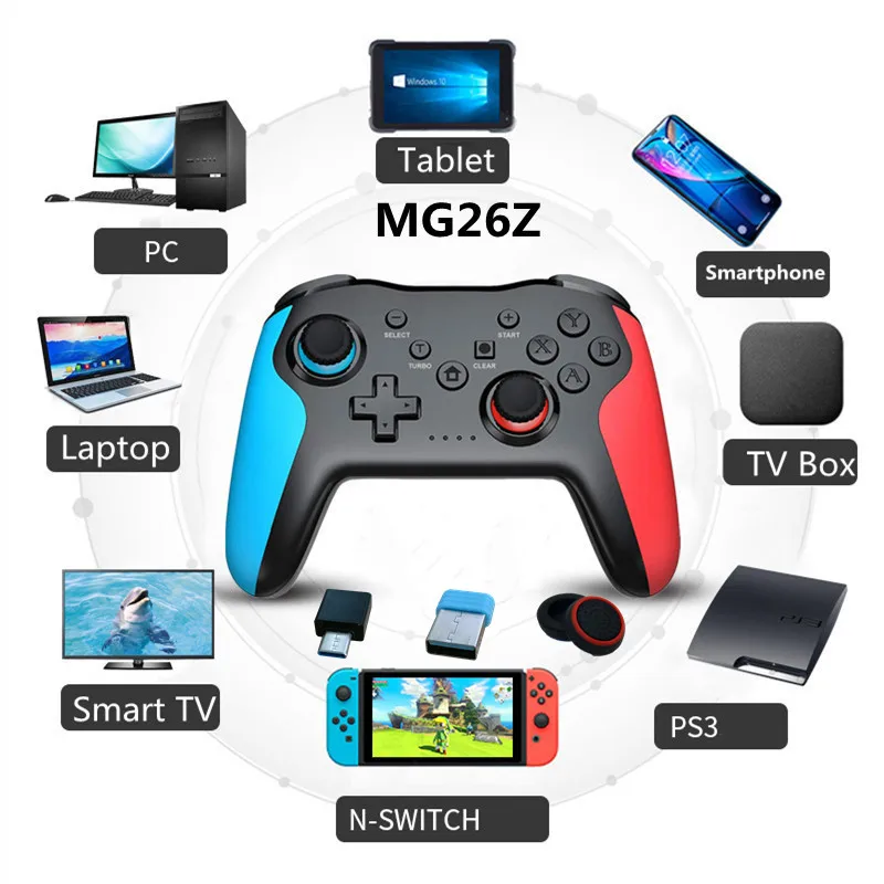 Wireless mobile phone game controller joystick for S-witch pro iPhone&android free fire
Wireless mobile phone game controller joystick for S-witch pro iPhone&android free fire
