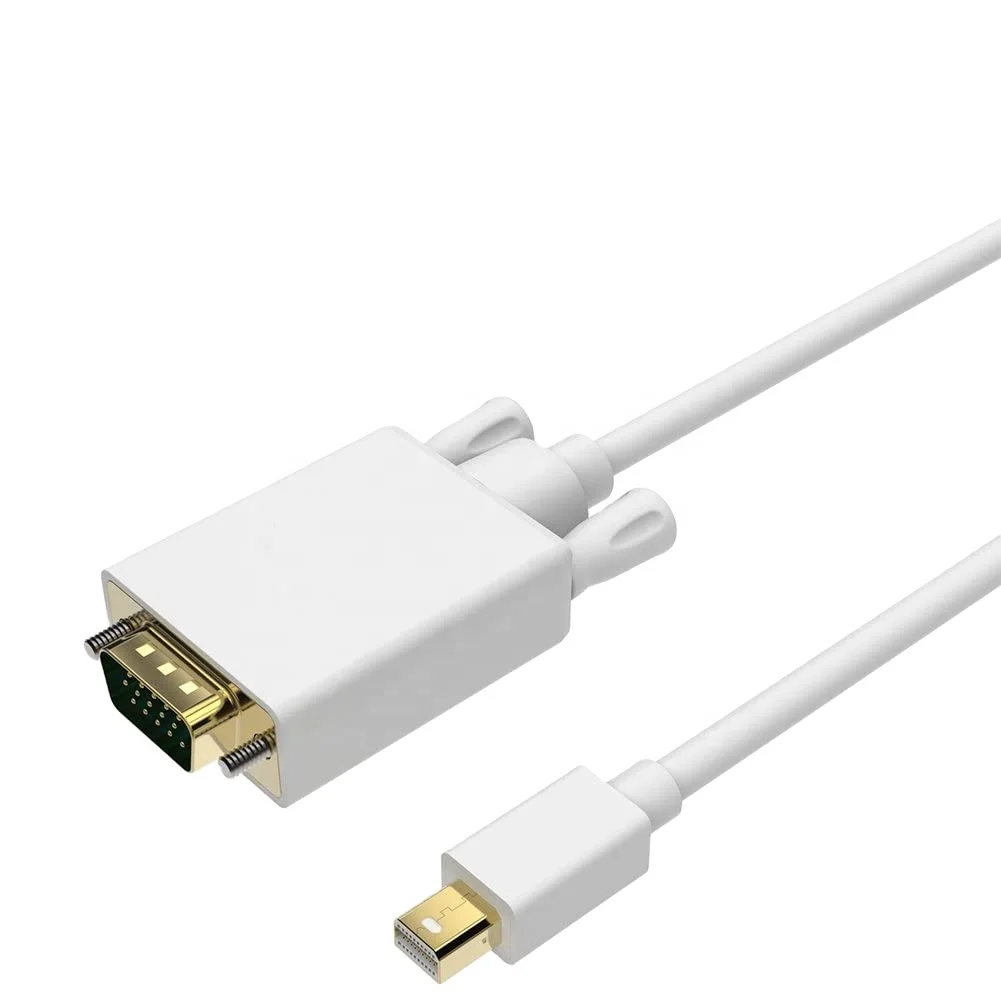 6 Feet 180cm Mini DisplayPort to VGA Cable Thunderbolt 2 Compatible with MacBook Air/Pro Surface Pro/Dock Monitor Projector
6 Feet 180cm Mini DisplayPort to VGA Cable Thunderbolt 2 Compatible with MacBook Air/Pro Surface Pro/Dock Monitor Projector