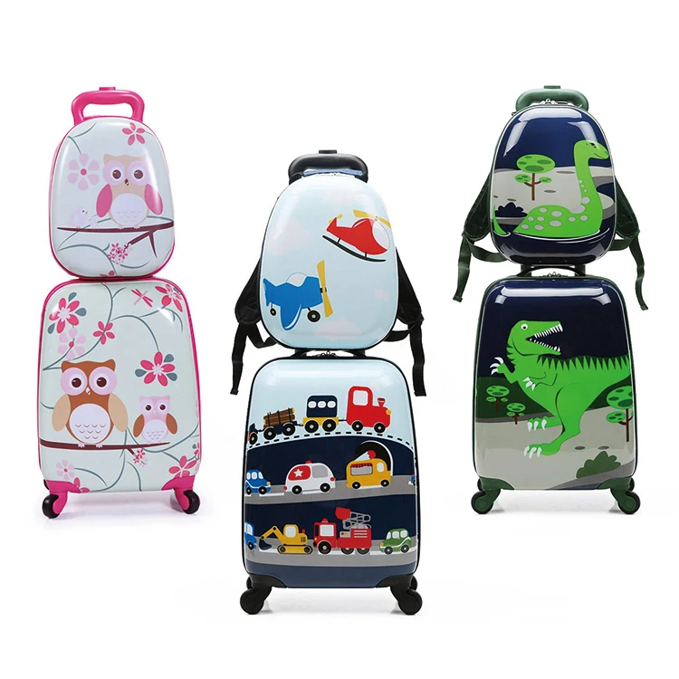 Hot sale customized cartoon design ABS children boardable suitcase and backpack set kids trolley luggage set
Hot sale customized cartoon design ABS children boardable suitcase and backpack set kids trolley luggage set