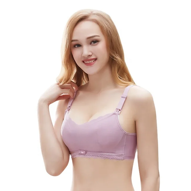 Manufacturer OEM Cotton Pregnant Women Breathable Nursing Lace Summer Thin Front Open Bra, Skin purple gray
Manufacturer OEM Cotton Pregnant Women Breathable Nursing Lace Summer Thin Front Open Bra, Skin purple gray