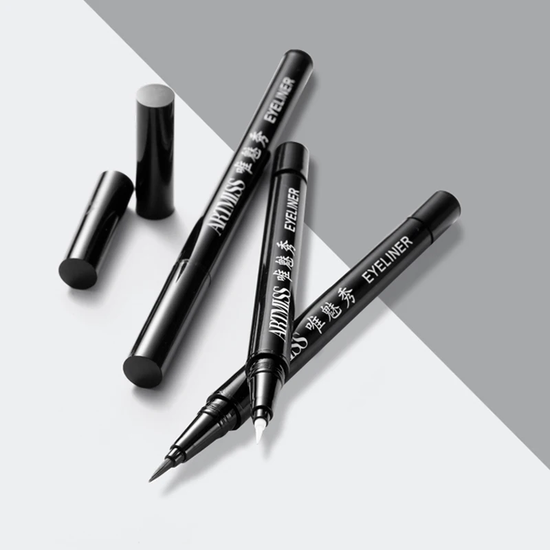Wholesale custom logo high quality private label smooth long lasting black waterproof liquid eyeliner pen, Black color
Wholesale custom logo high quality private label smooth long lasting black waterproof liquid eyeliner pen, Black color