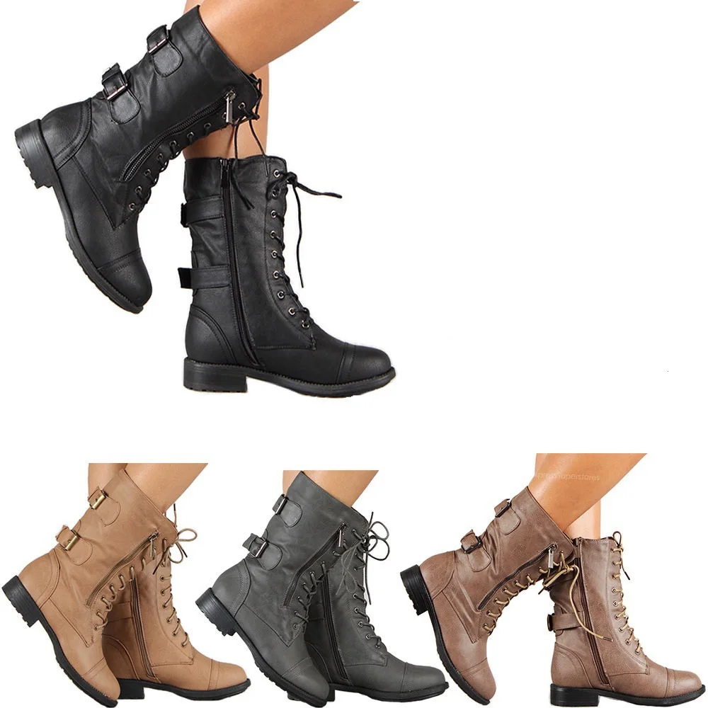 Womens Combat Military Boots Lace Up Buckle Fashion Boot Shoes Women S Boots Fall 2022
Womens Combat Military Boots Lace Up Buckle Fashion Boot Shoes Women S Boots Fall 2022