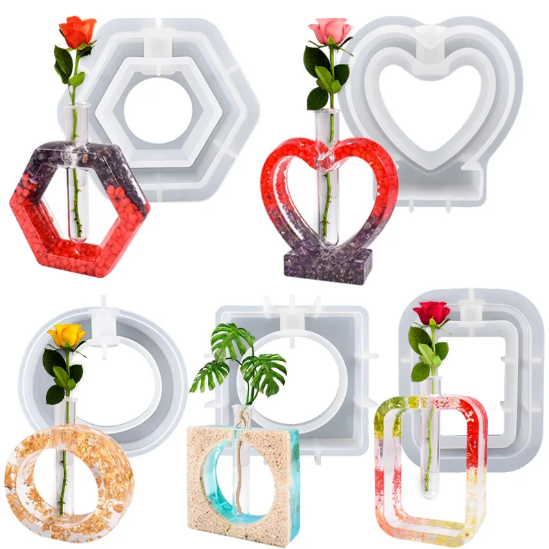 Early Riser Resin Mold Acrylic Square Oval Heart Hexasided Flower Vase Silicone Mold
Early Riser Resin Mold Acrylic Square Oval Heart Hexasided Flower Vase Silicone Mold