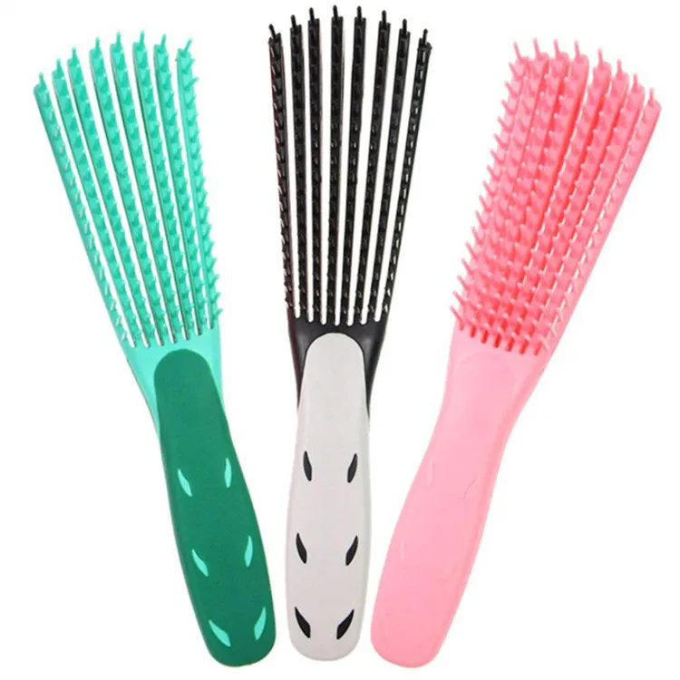 Feels Great Rubber Handle Can Beautiful and Shiny Curls Massage Extensions Brush For Curly hair, White,pink,green,black,accept custom colors
Feels Great Rubber Handle Can Beautiful and Shiny Curls Massage Extensions Brush For Curly hair, White,pink,green,black,accept custom colors