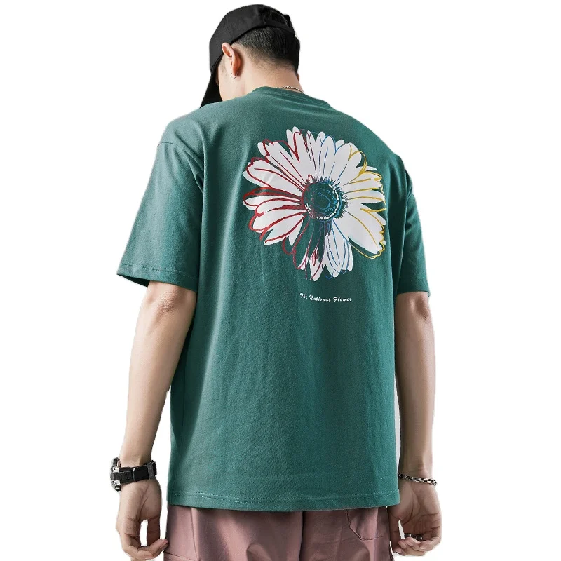 2021 Summer men's in stock hot selling printing 100%cotton 180gsm breathable loose fit tshirts
2021 Summer men's in stock hot selling printing 100%cotton 180gsm breathable loose fit tshirts
