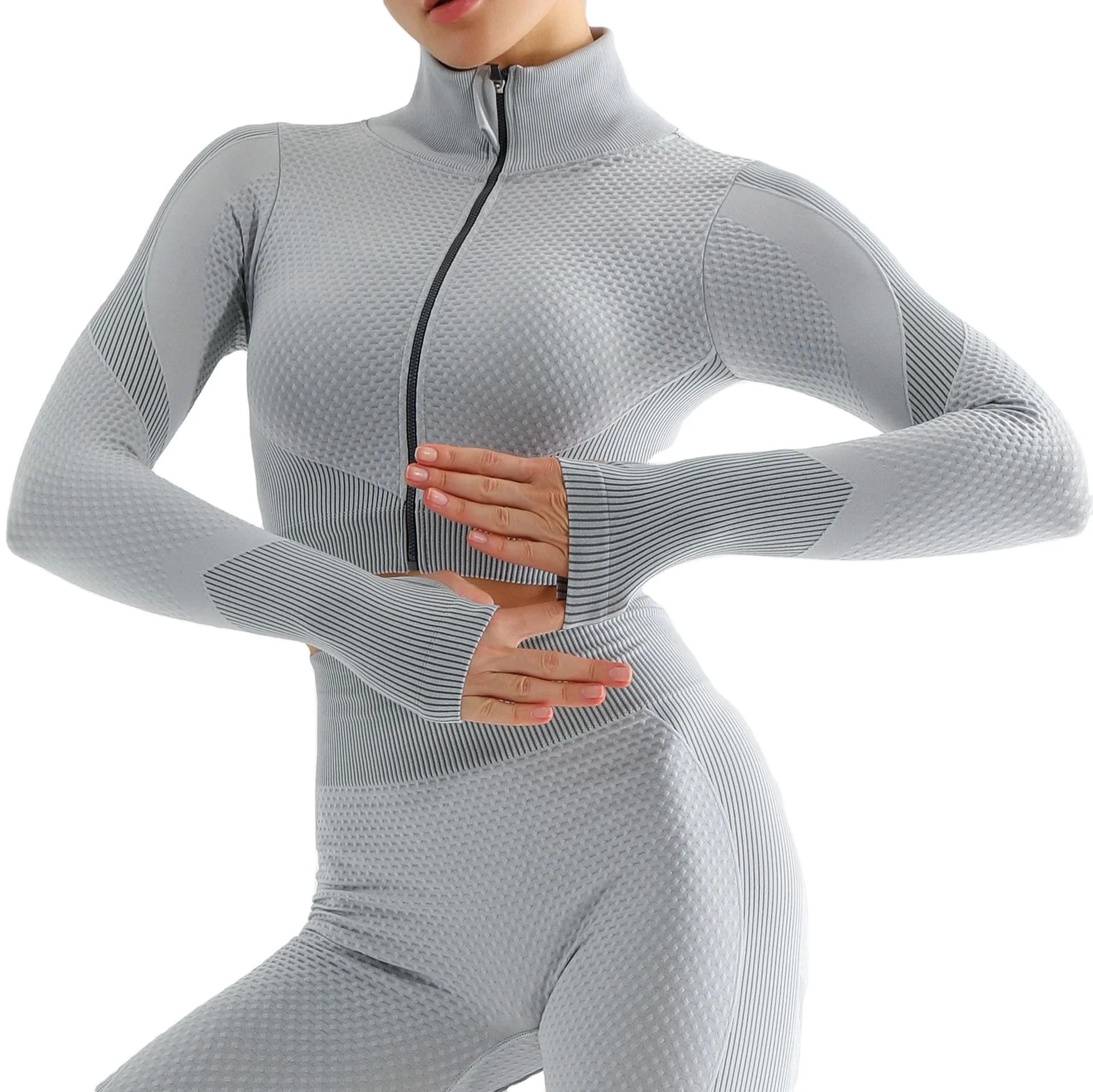 Athete Chili Free Shipping 3 PCS Bra Legging Long Sleeved Top Long Sleeve Front Zip Top High Waist Seamless Yoga Sports Suit
Athete Chili Free Shipping 3 PCS Bra Legging Long Sleeved Top Long Sleeve Front Zip Top High Waist Seamless Yoga Sports Suit
