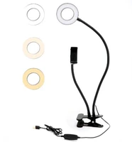 

Selfie Ring Light Cellphone Holder - Rovtop Ring Light Stand Live Stream Makeup, 48 LED Bulbs 3 Light Modes 10-Level Brightness