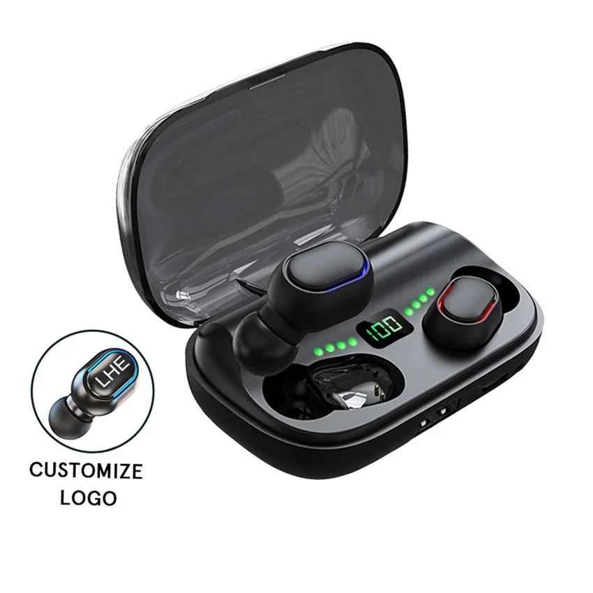 Amazon Top Seller Mini Earphone With Power Bank Led Display Earbuds OEM Mobile Phone Accessories Wireless Sports Headset, Black color
Amazon Top Seller Mini Earphone With Power Bank Led Display Earbuds OEM Mobile Phone Accessories Wireless Sports Headset, Black color