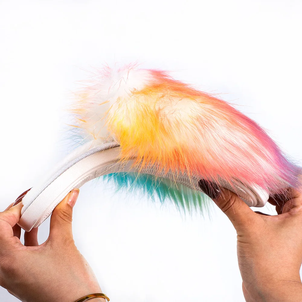 Winter Indoor House Fur Fuzzy Flufy Open Toe Criss Cross Sandals Plush Slippers For women, Customized color 
Winter Indoor House Fur Fuzzy Flufy Open Toe Criss Cross Sandals Plush Slippers For women, Customized color