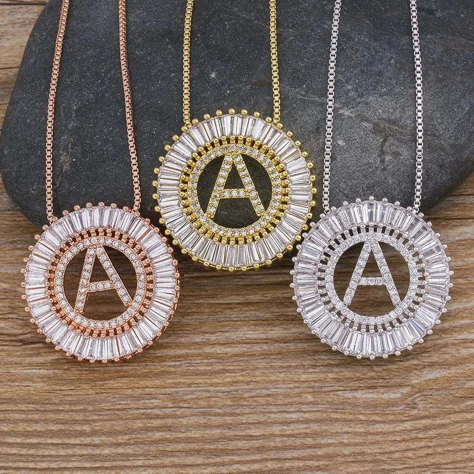 Hot Sale A-Z Initials Micro Pave CZ Letter Pendant Necklaces For Women Charm Chain Family Jewelry Gift (KNK5293), Same as the picture
Hot Sale A-Z Initials Micro Pave CZ Letter Pendant Necklaces For Women Charm Chain Family Jewelry Gift (KNK5293), Same as the picture