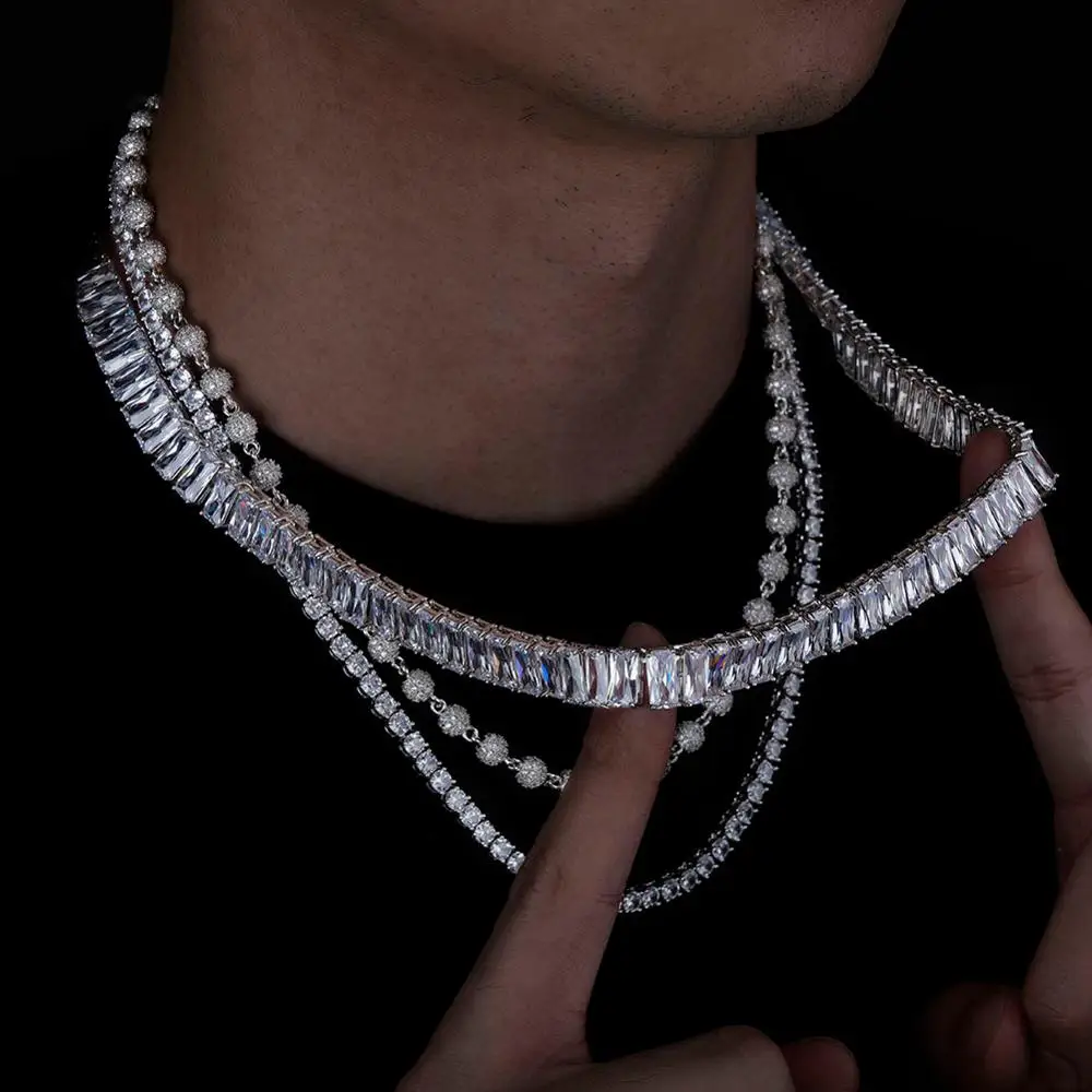 New Arrival 6MM Jewelry Women Iced Out Tennis Choker Necklace Gold Silver Plated Diamond Tennis Chains Custom Men, Golden
New Arrival 6MM Jewelry Women Iced Out Tennis Choker Necklace Gold Silver Plated Diamond Tennis Chains Custom Men, Golden