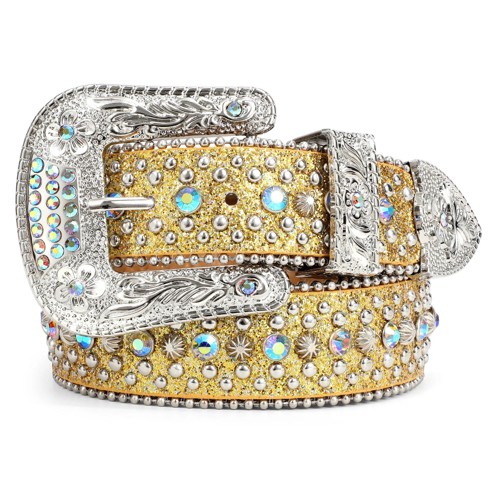 Stylish Studde Diamond Design Rhinestone Belt Custom Color Leather Strap Pin Alloy Buckle Western Rhinestone Belts
Stylish Studde Diamond Design Rhinestone Belt Custom Color Leather Strap Pin Alloy Buckle Western Rhinestone Belts